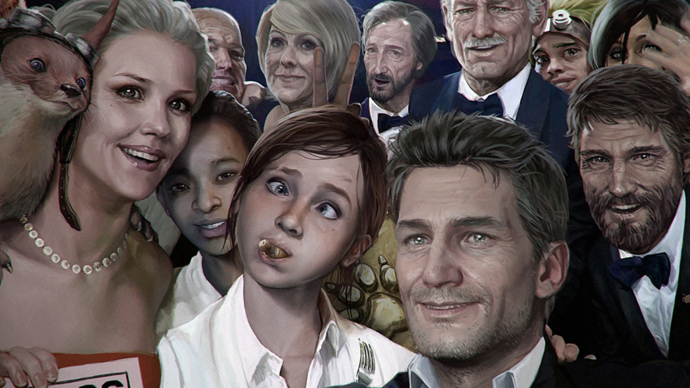 The Last of Us, Ellie, Naughty Dog, Amusement, David. Wallpaper in 1366x768 Resolution