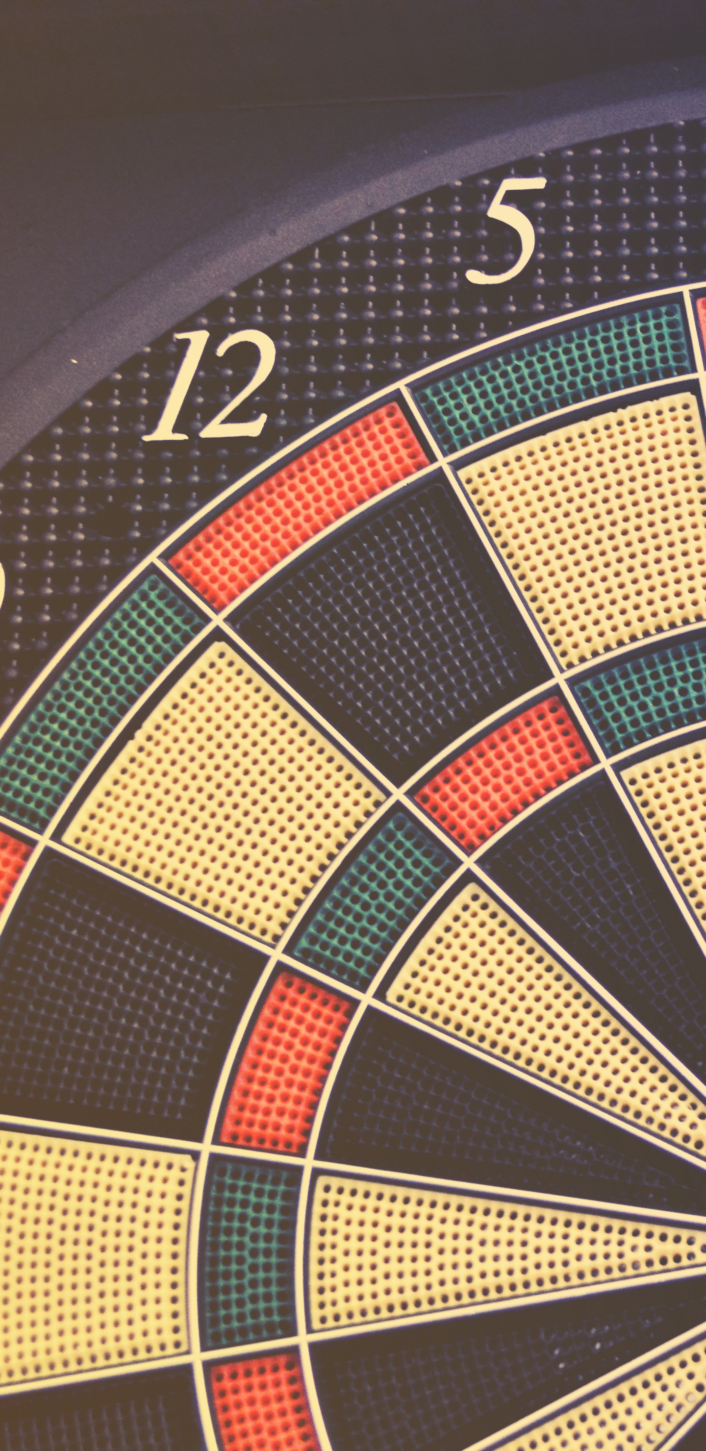 Black Red and Yellow Round Analog Clock. Wallpaper in 1440x2960 Resolution