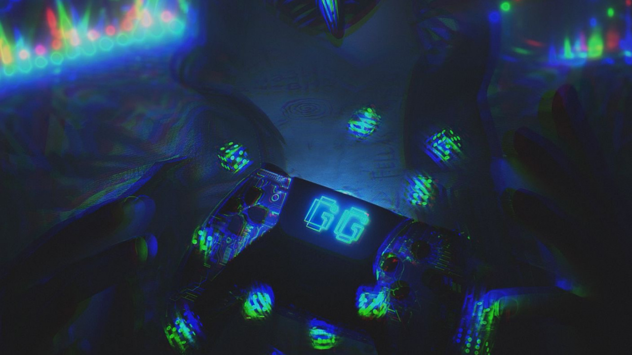 Mask, Mask Neon, Light, Entertainment, Visual Effect Lighting. Wallpaper in 1280x720 Resolution