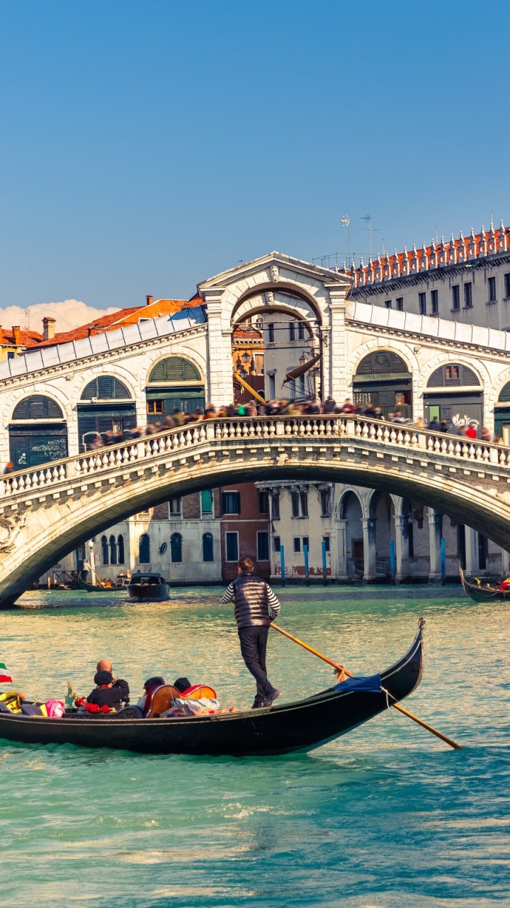 People Riding on Boat on River Near Bridge During Daytime. Wallpaper in 720x1280 Resolution