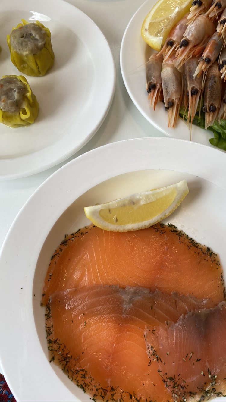 Dish, Smoked Salmon, Seafood, Recipes, Food. Wallpaper in 750x1334 Resolution