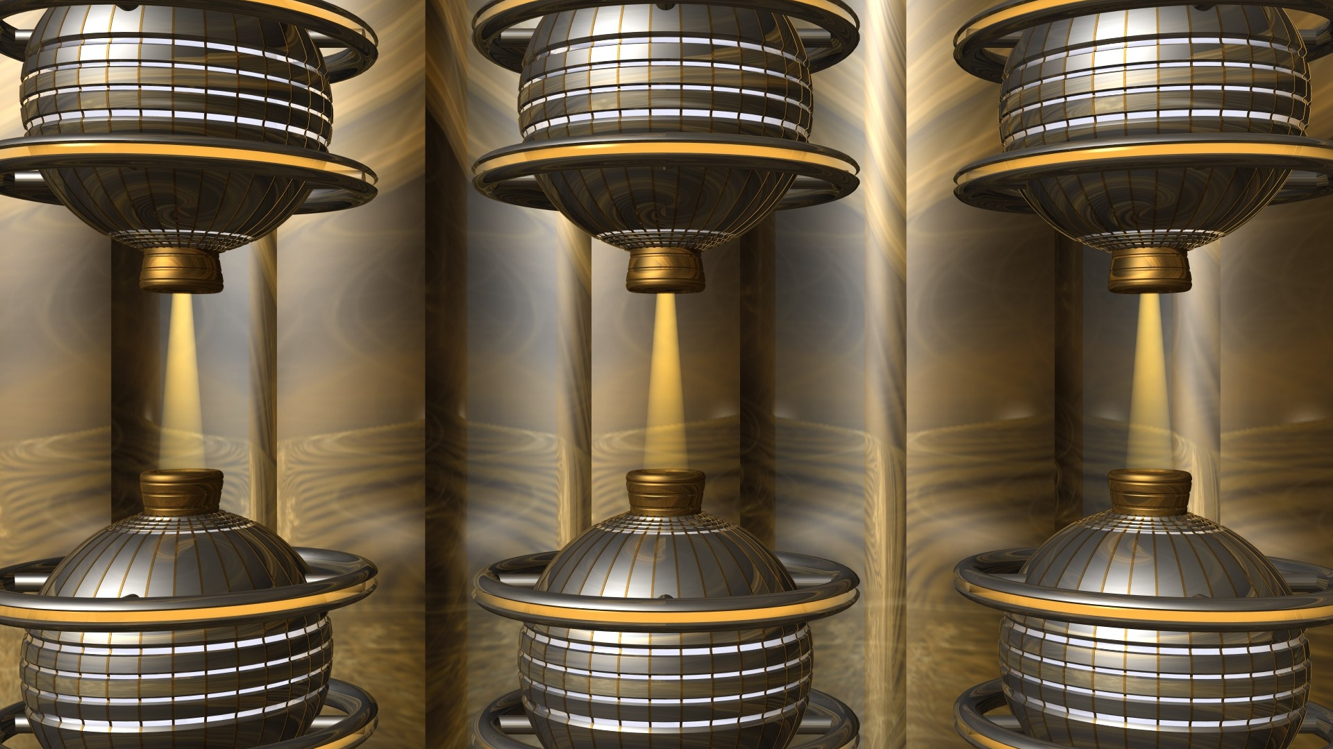 Lampe Ronde Noire et Blanche. Wallpaper in 1920x1080 Resolution