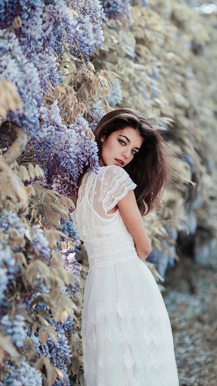 Vestido, Belleza, Vestido de Novia, Retrato, Señora. Wallpaper in 720x1280 Resolution