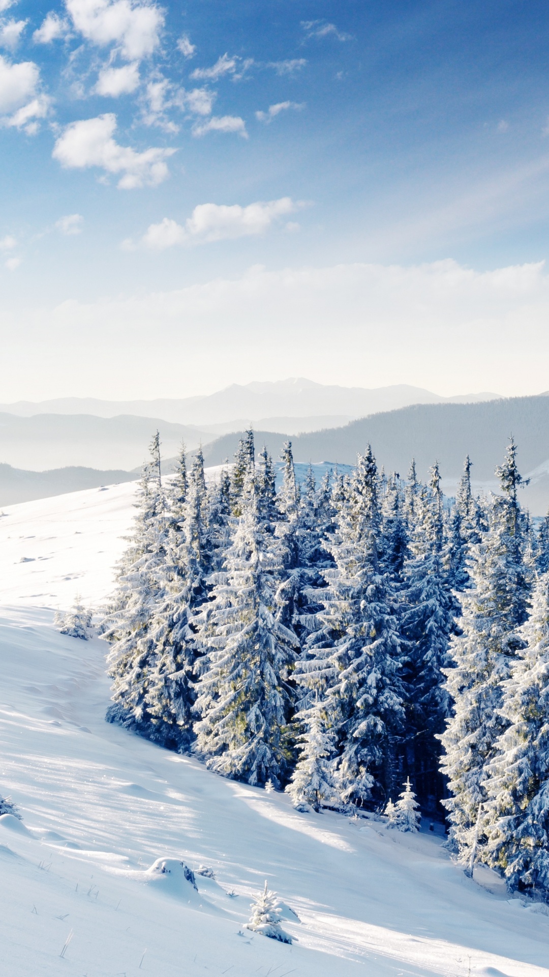冬天, 多山的地貌, 冻结, 北极, 滑雪道 壁纸 1080x1920 允许