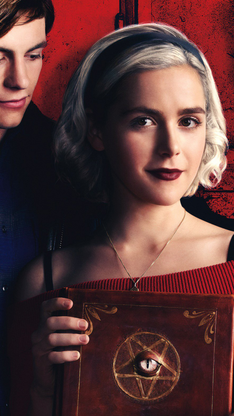 基尔南·希普卡（Kiernan Shipka）, 萨布丽娜·斯派曼（Sabrina Spellman）, Netflix, 电影, 海报 壁纸 750x1334 允许