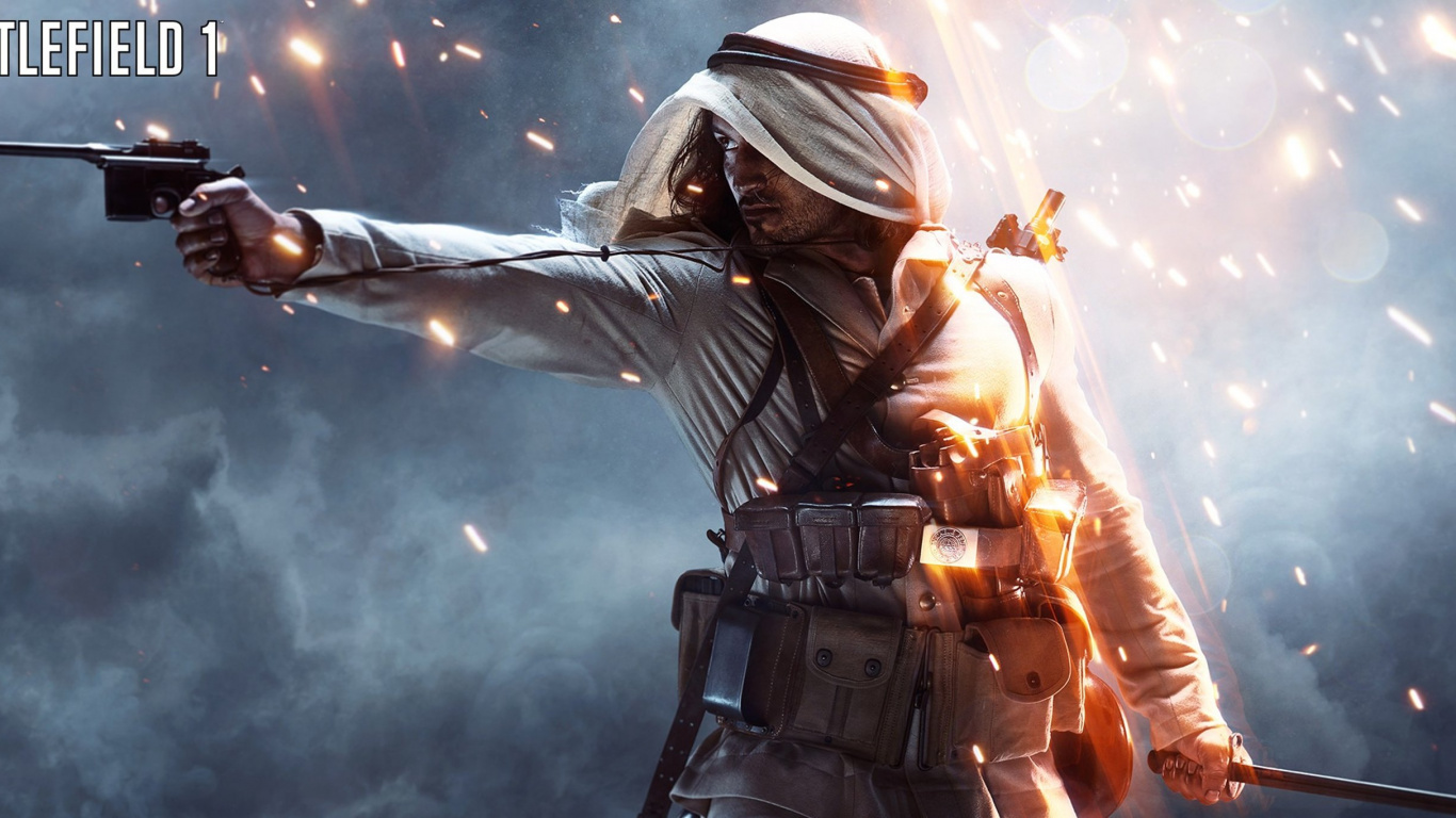 Battlefield 1, Shooter-Spiel, Pc-Spiel, Digital Compositing, Games. Wallpaper in 1366x768 Resolution
