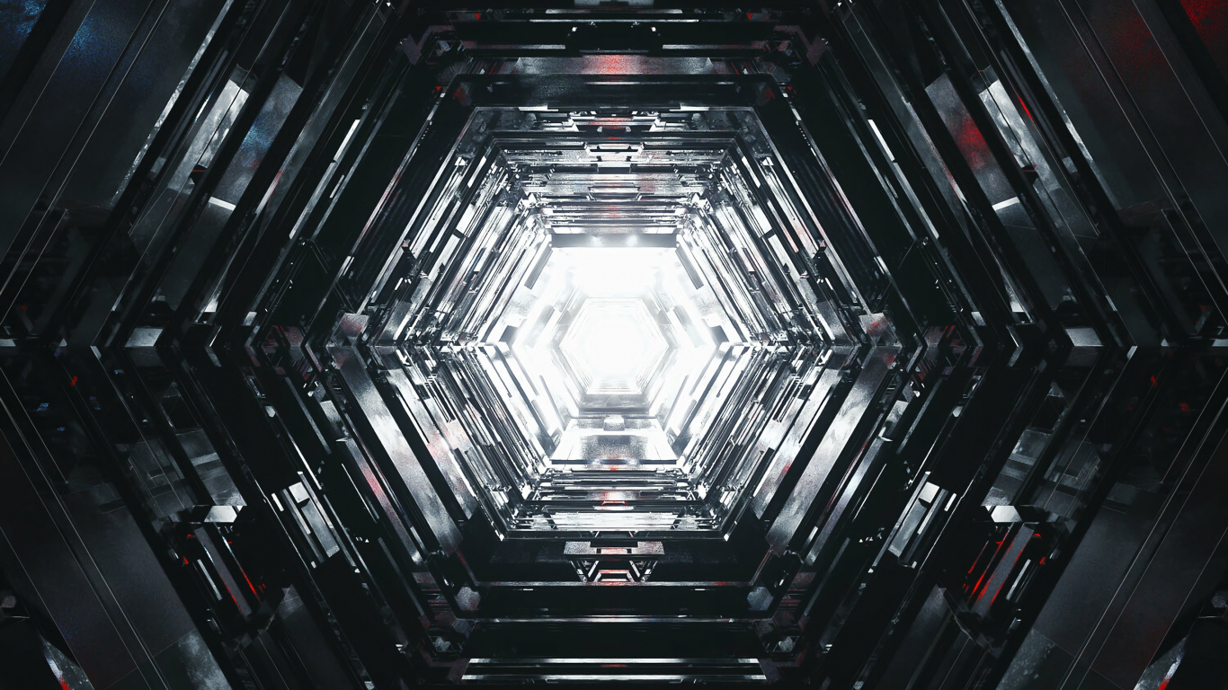 建筑, 2HYPE, 光, 艺术家, 天花板 壁纸 1366x768 允许