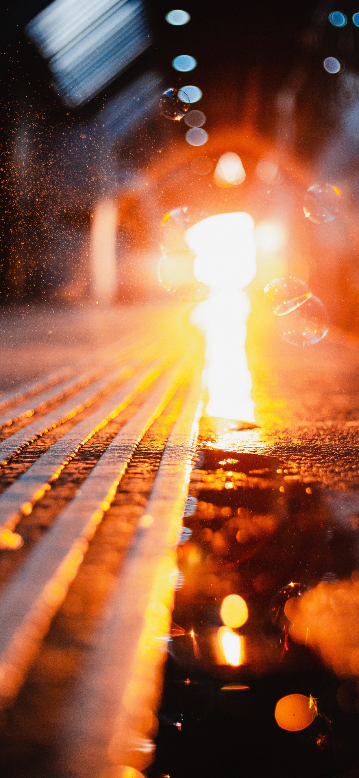 Atmosphere, Automotive Lighting, Amber, Cloud, Road Surface. Wallpaper in 1242x2688 Resolution