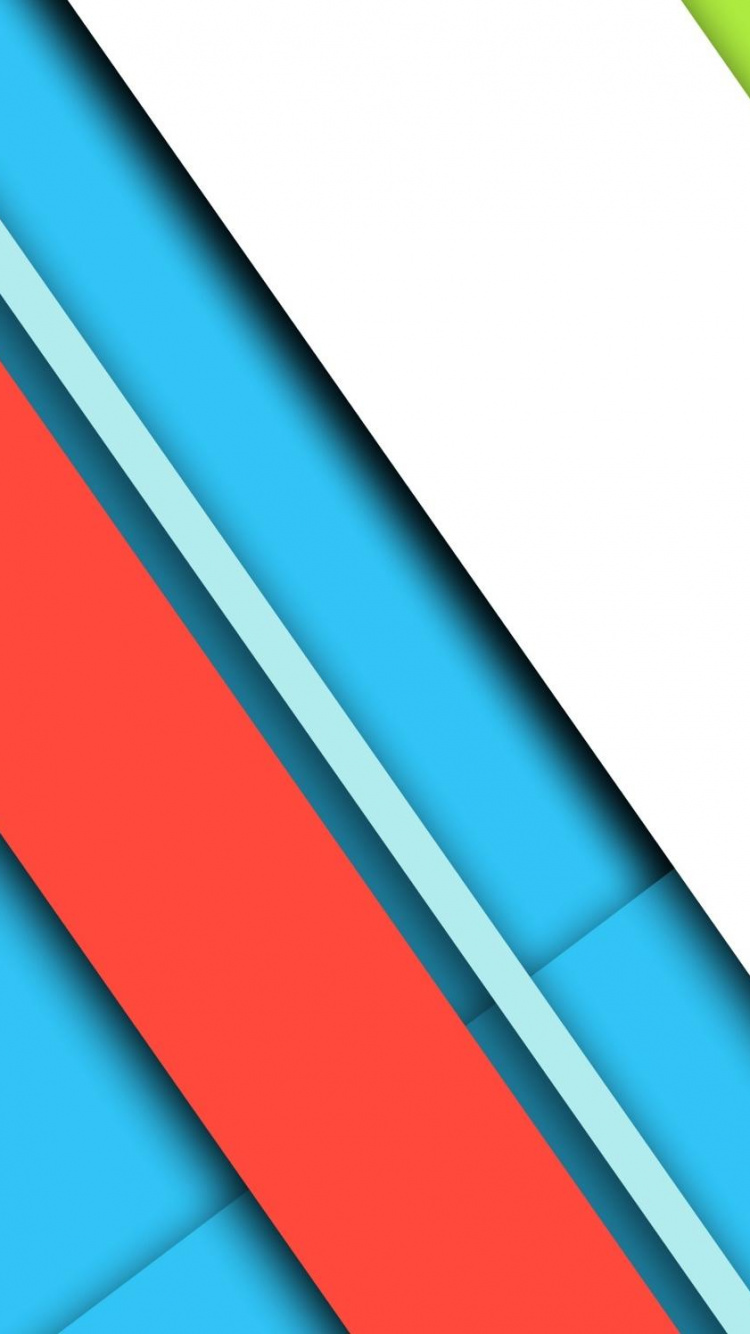 Blau-rot-gelb Gestreifte Flagge. Wallpaper in 750x1334 Resolution