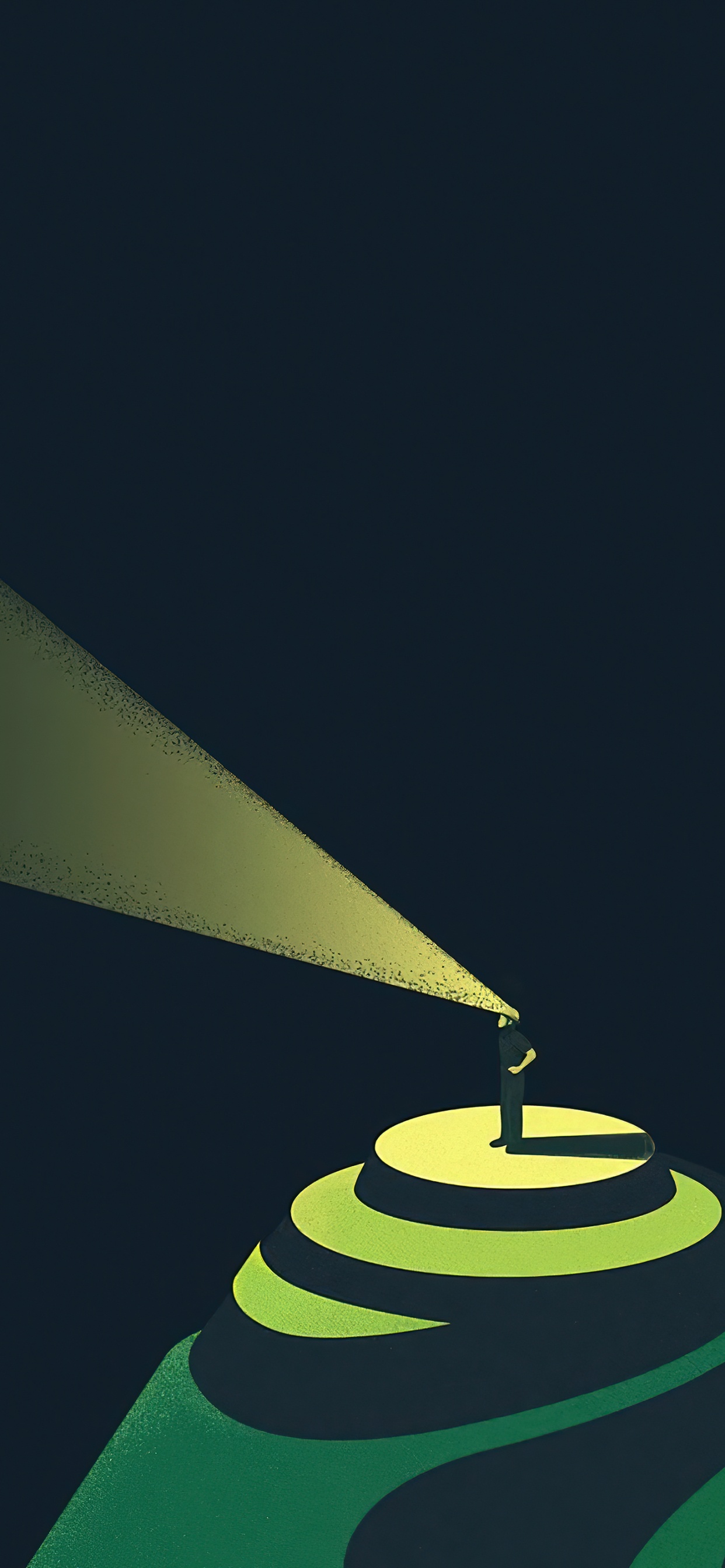 Grass, Illustration, Geometry, Slope, Tints and Shades. Wallpaper in 1242x2688 Resolution