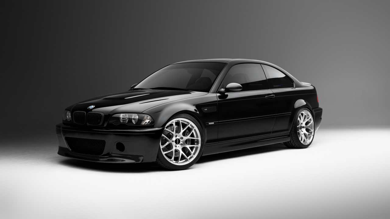 Foto en Escala de Grises de Bmw m 3 Coupe. Wallpaper in 1280x720 Resolution