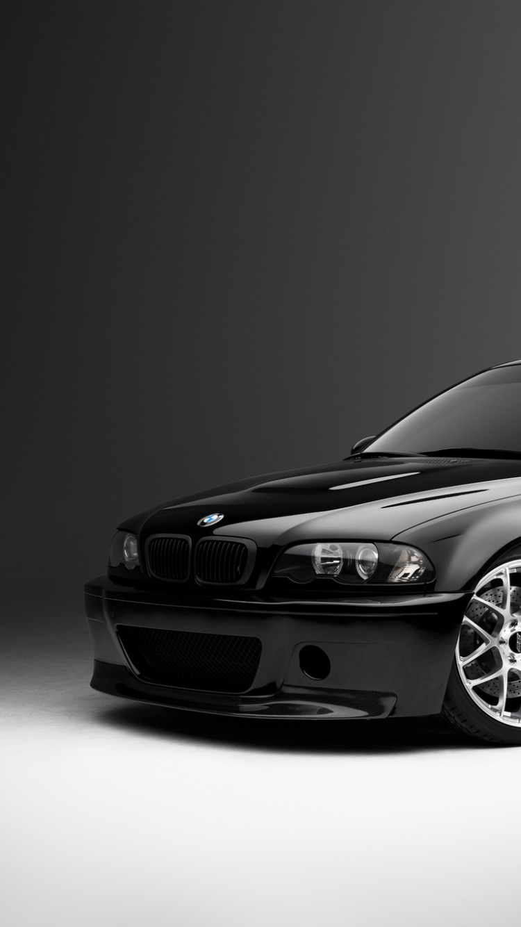 Foto en Escala de Grises de Bmw m 3 Coupe. Wallpaper in 750x1334 Resolution