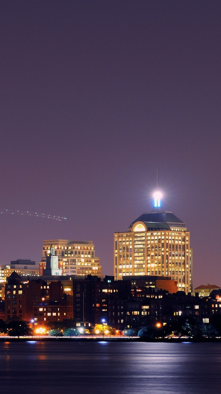 波士顿, 天际线, 城市景观, 城市, 里程碑 壁纸 750x1334 允许