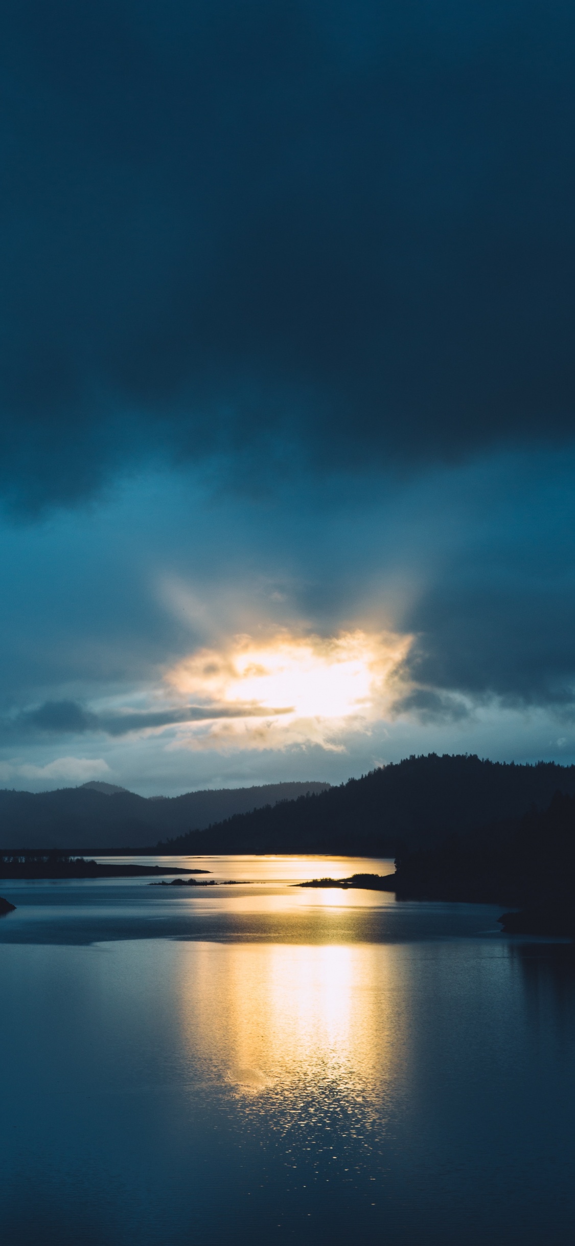 黎明, 反射, 性质, 日落, 人体内的水 壁纸 1125x2436 允许