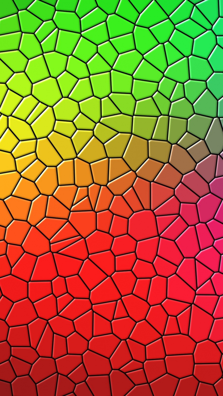 Red and Yellow Abstract Painting. Wallpaper in 750x1334 Resolution