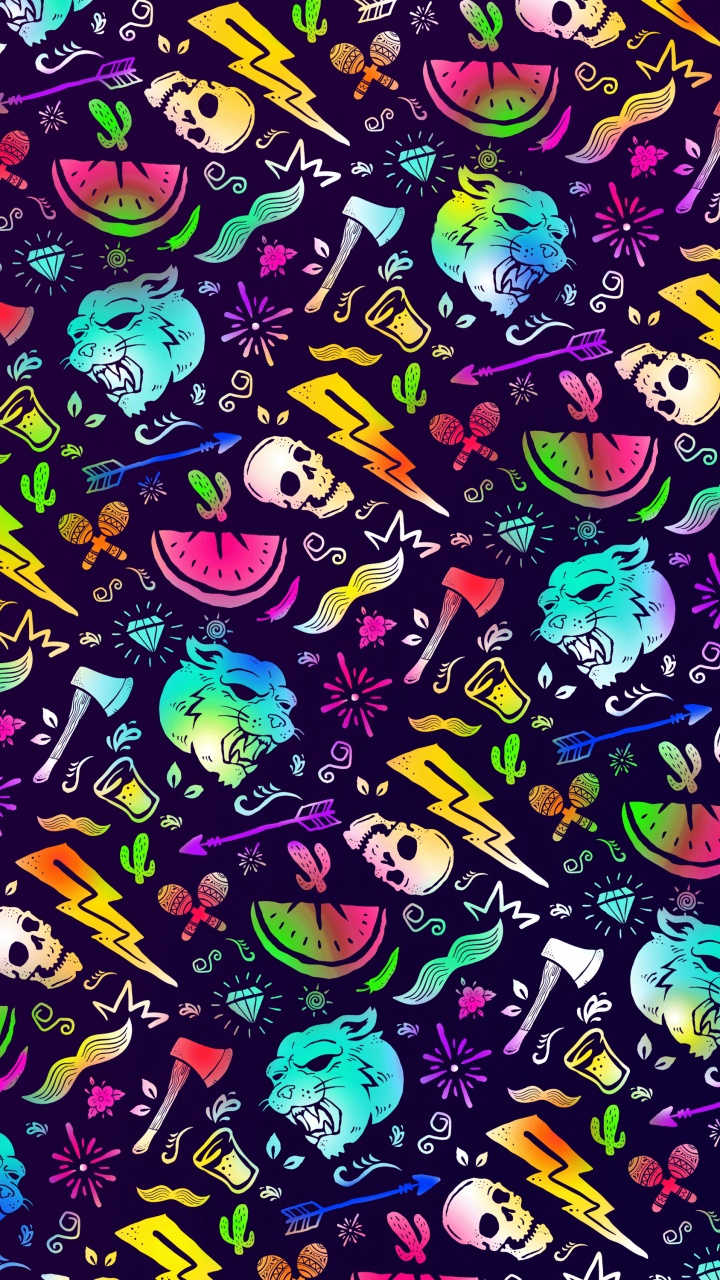 Art, Cercle, Magenta, Rectangle, Illustration. Wallpaper in 720x1280 Resolution