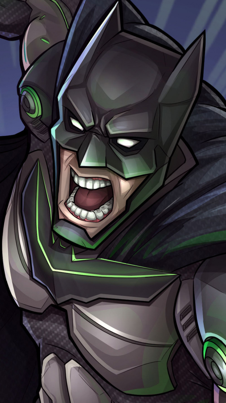 Injustice 2, Batman, Injustice Gods Among Us, Superhero, Justice League. Wallpaper in 750x1334 Resolution