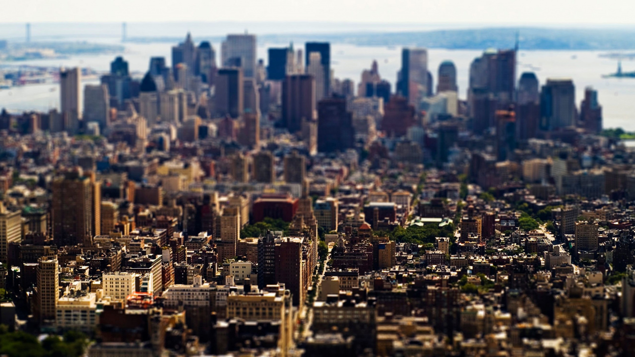 Aerial View of City Buildings During Daytime. Wallpaper in 1280x720 Resolution