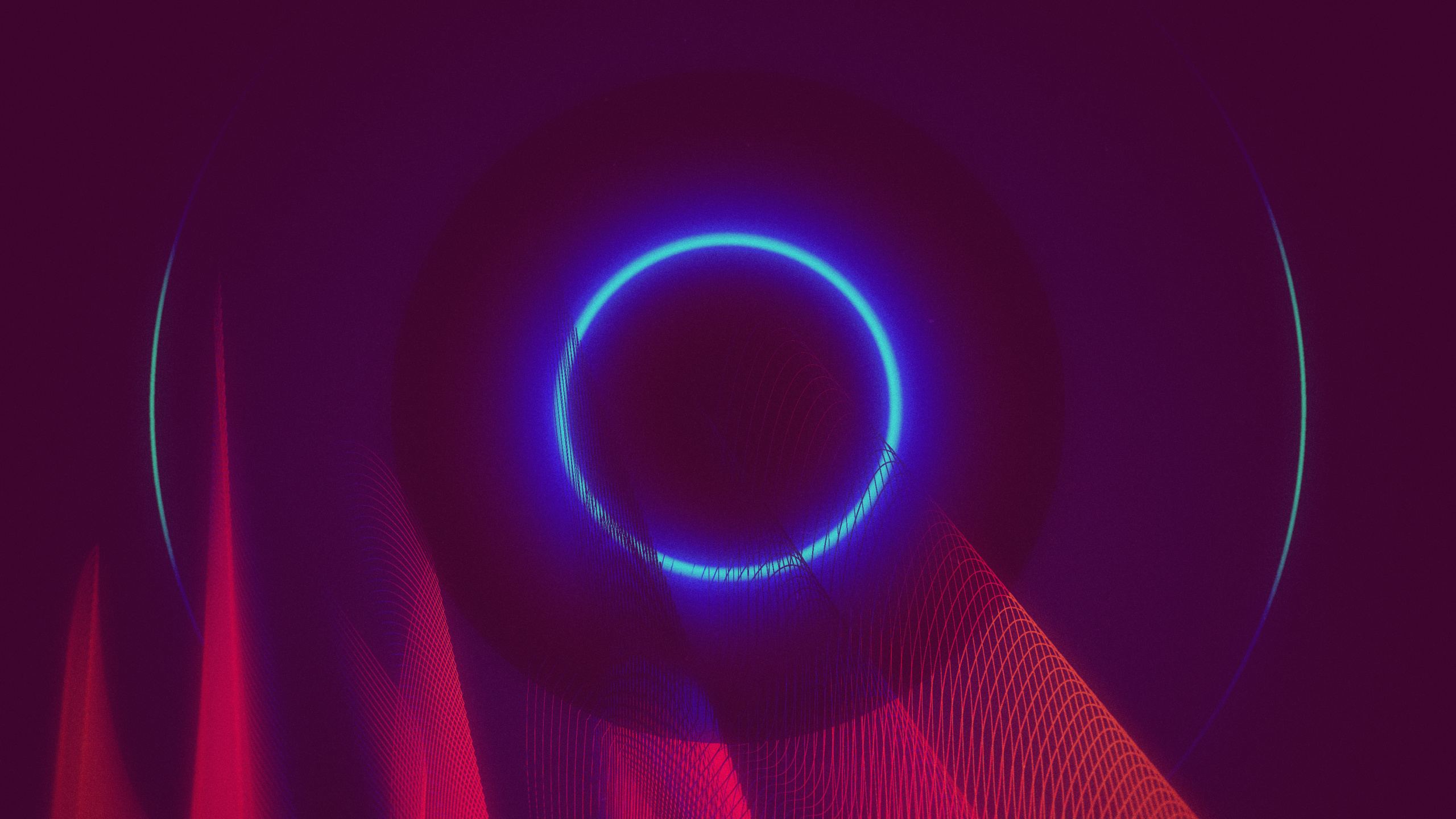 数码艺术, 光, 紫罗兰色, 红色的, 粉红色 壁纸 2560x1440 允许