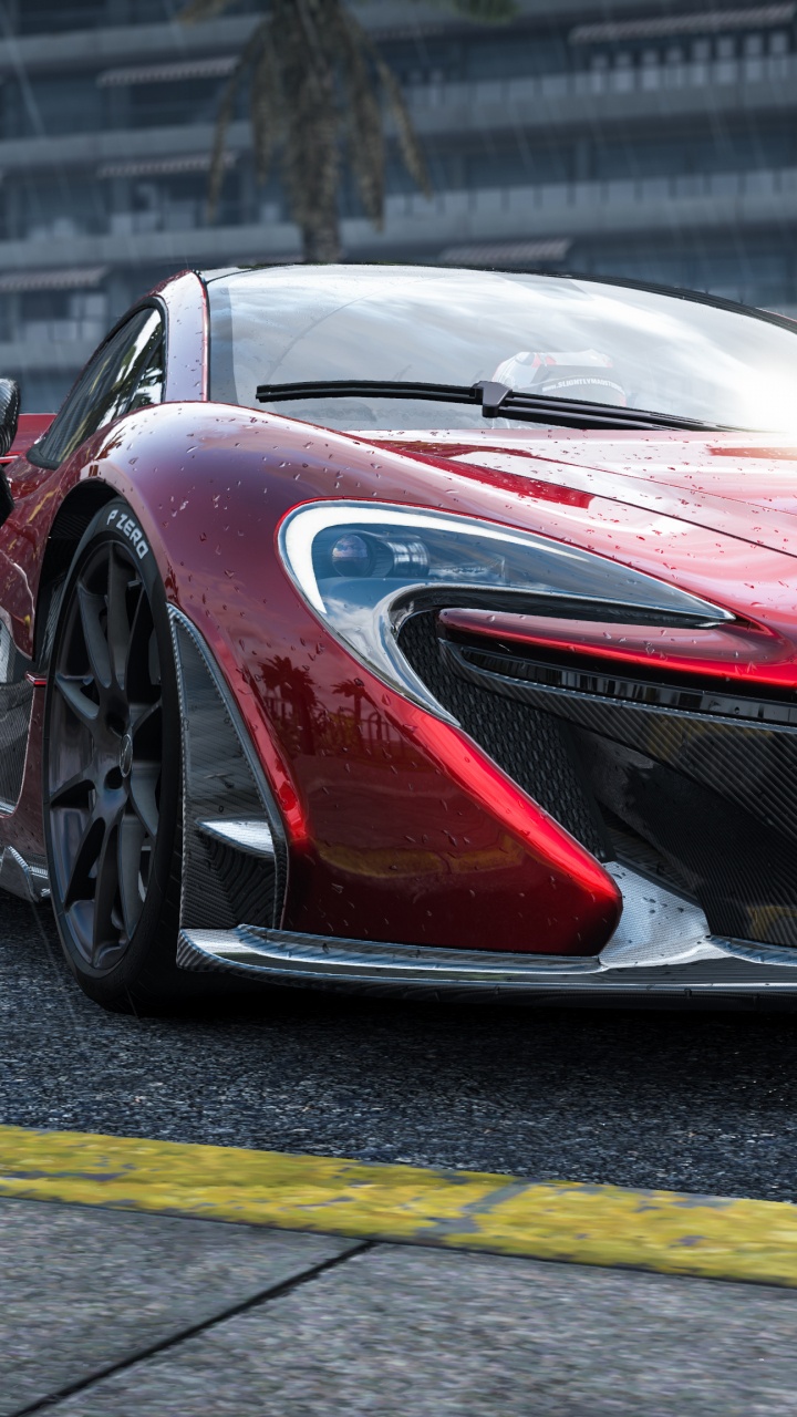 Ferrari Rouge 458 Italia Sur Route. Wallpaper in 720x1280 Resolution