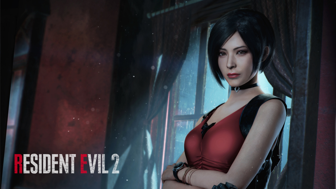 Resident Evil 2, Ada Wong, Belleza, Modelo, el Pelo Largo. Wallpaper in 1280x720 Resolution