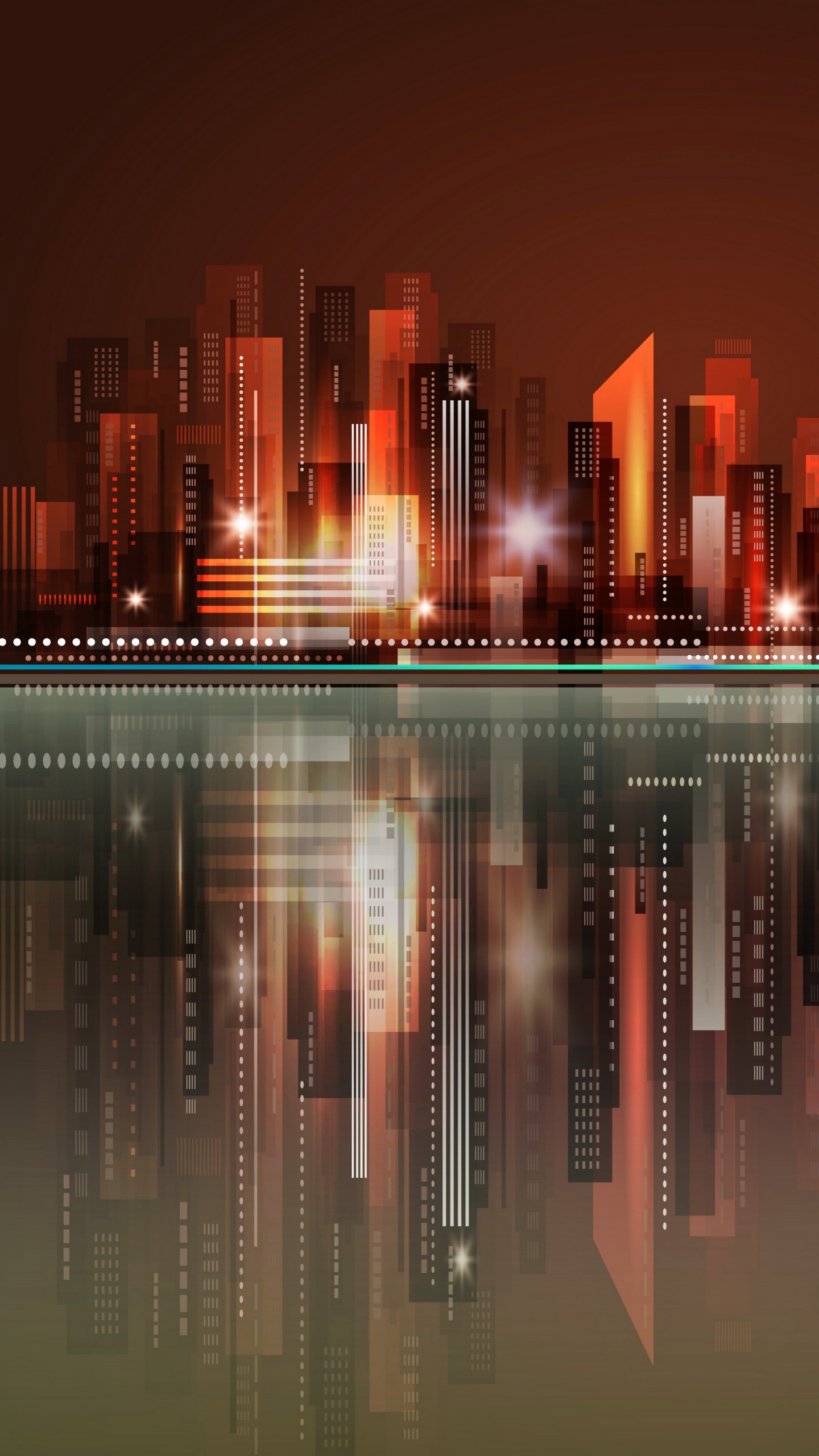 Cityscape, Skyscraper, Architecture, Building, Nature. Wallpaper in 1440x2560 Resolution