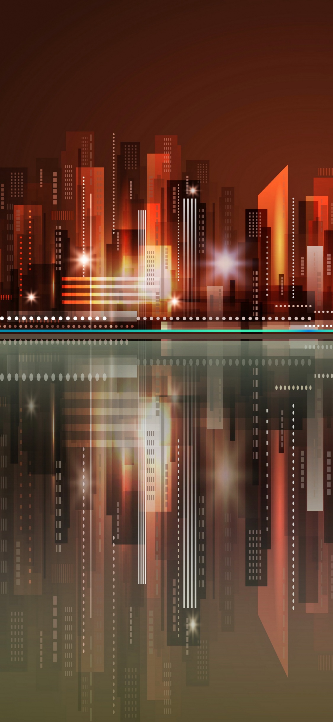 Paysage Urbain, Gratte-ciel, Architecture, Bâtiment, Nature. Wallpaper in 1125x2436 Resolution