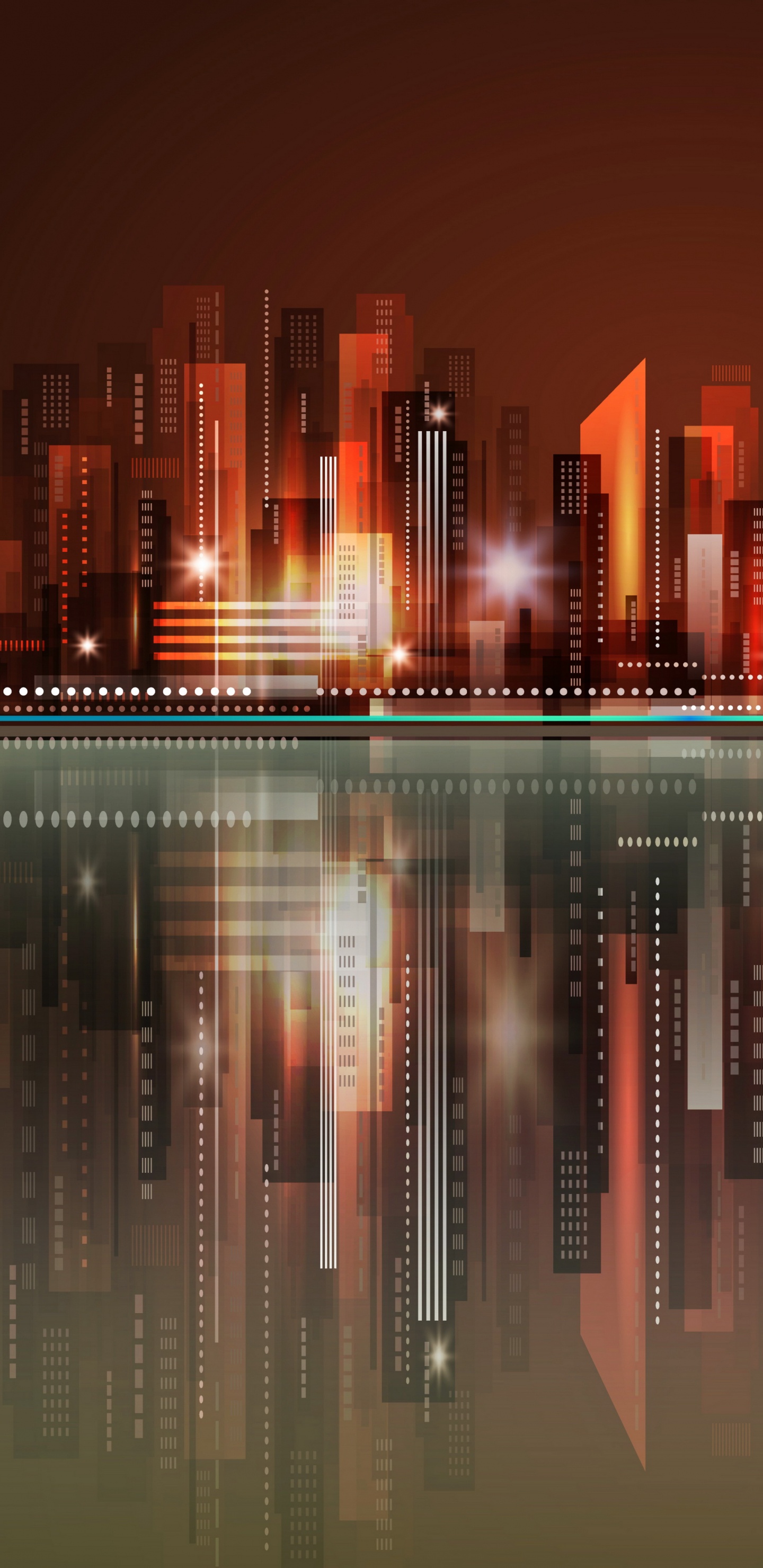 Paysage Urbain, Gratte-ciel, Architecture, Bâtiment, Nature. Wallpaper in 1440x2960 Resolution