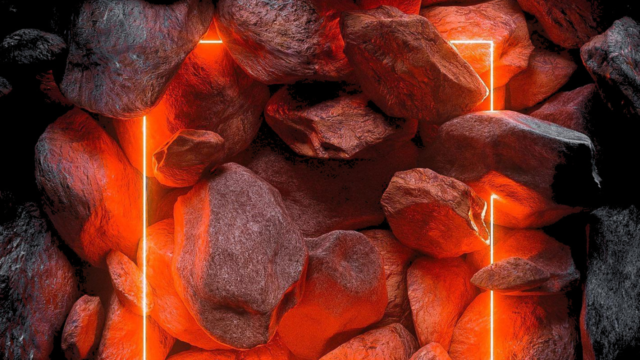 Ios, Äpfeln, Orange, Hitze, Feuer. Wallpaper in 1280x720 Resolution