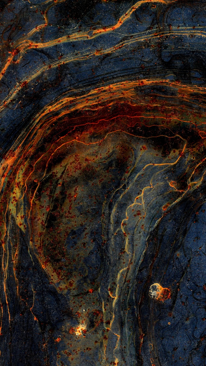 Braune Und Schwarze Abstrakte Malerei. Wallpaper in 720x1280 Resolution