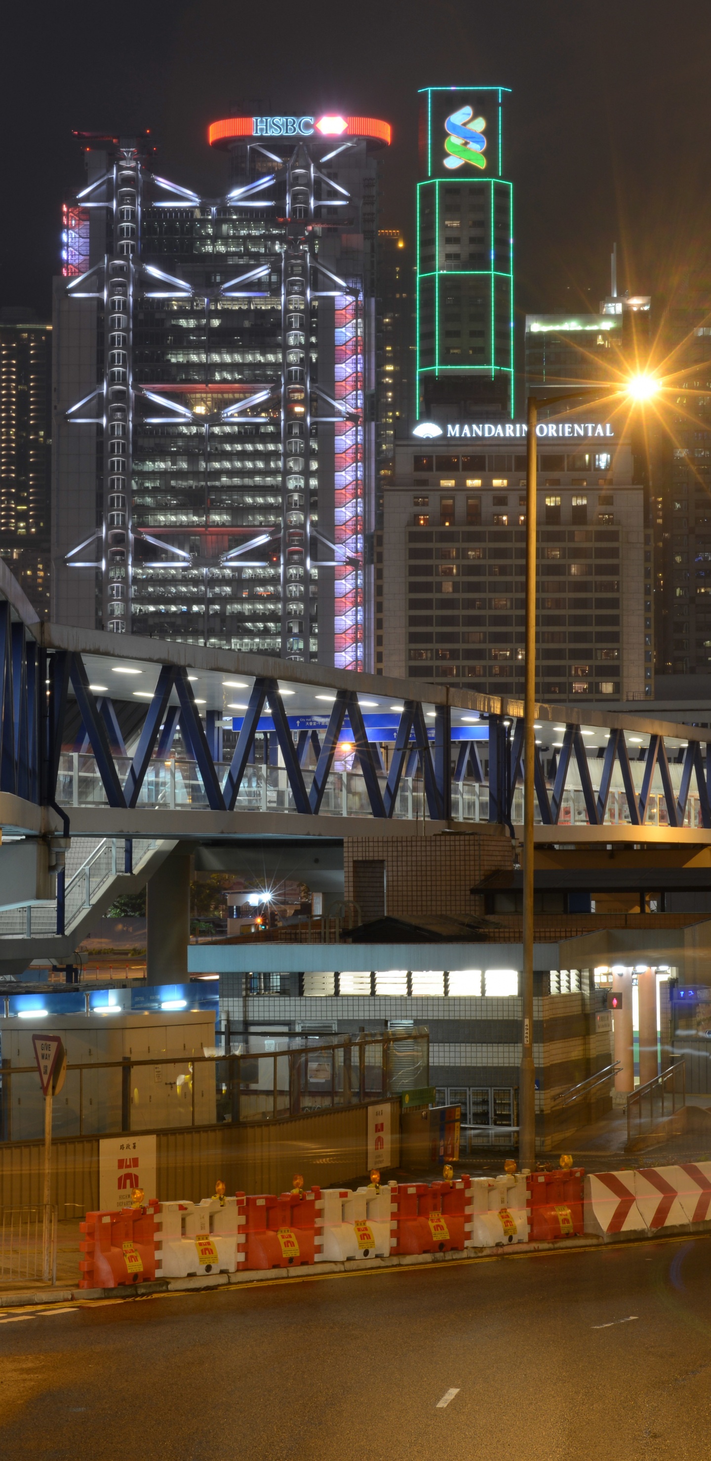 香港, 大都会, 城市, 城市景观, 市中心 壁纸 1440x2960 允许