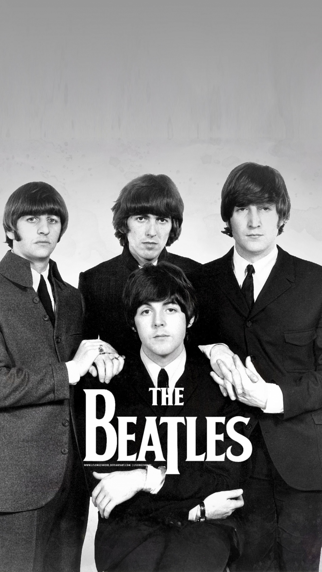 John Lennon, Ringo Starr, Paul McCartney, The Beatles, Family. Wallpaper in 1080x1920 Resolution