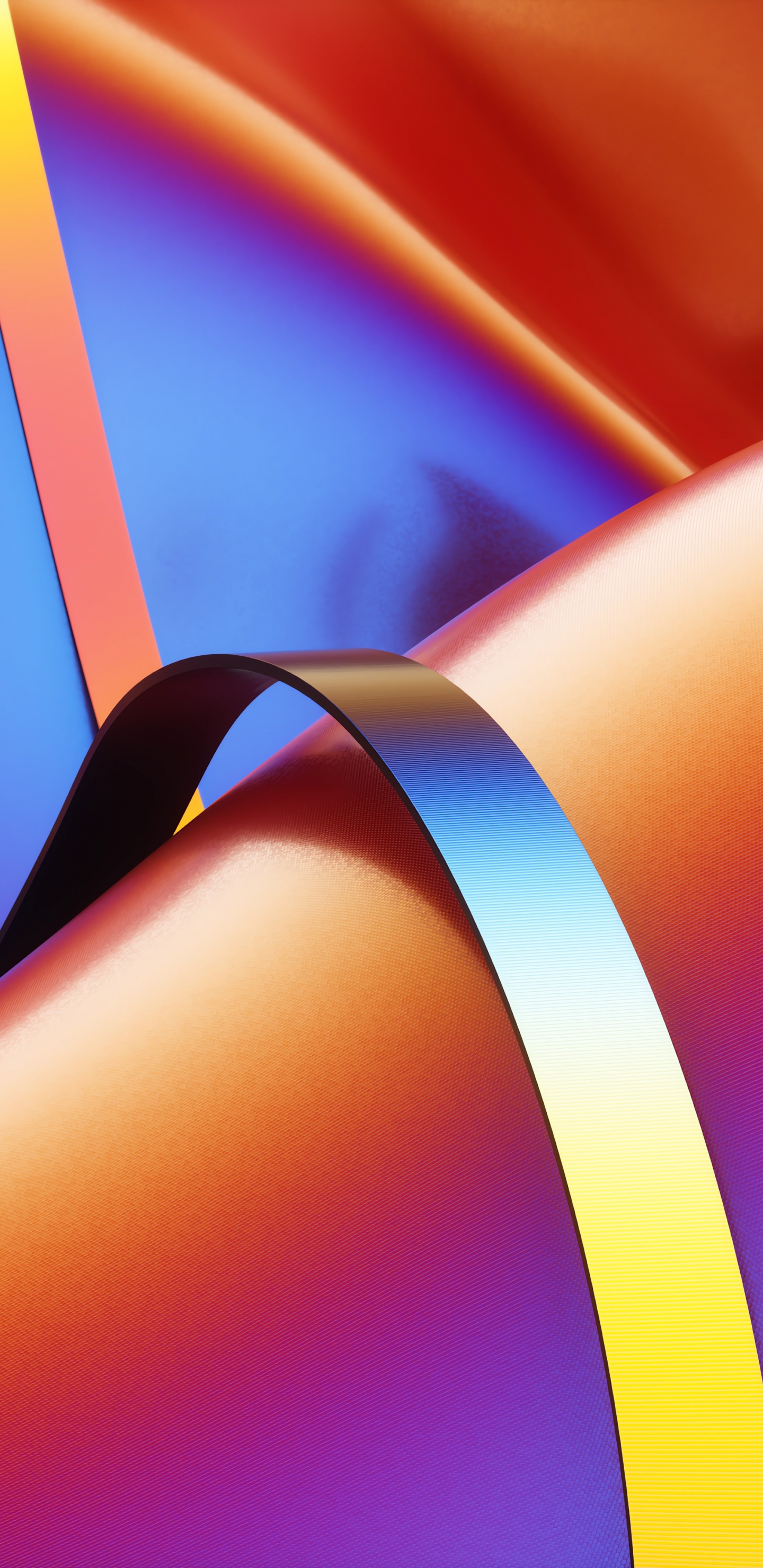 Orange, la Pureté de la Couleur, Azure, Art, Propriété Des Matériaux. Wallpaper in 1440x2960 Resolution