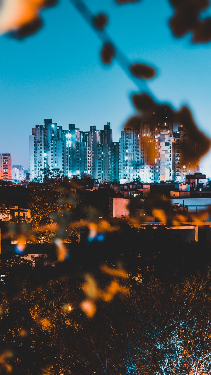 天空, 光, 建筑, 人类住区, 城市景观 壁纸 720x1280 允许