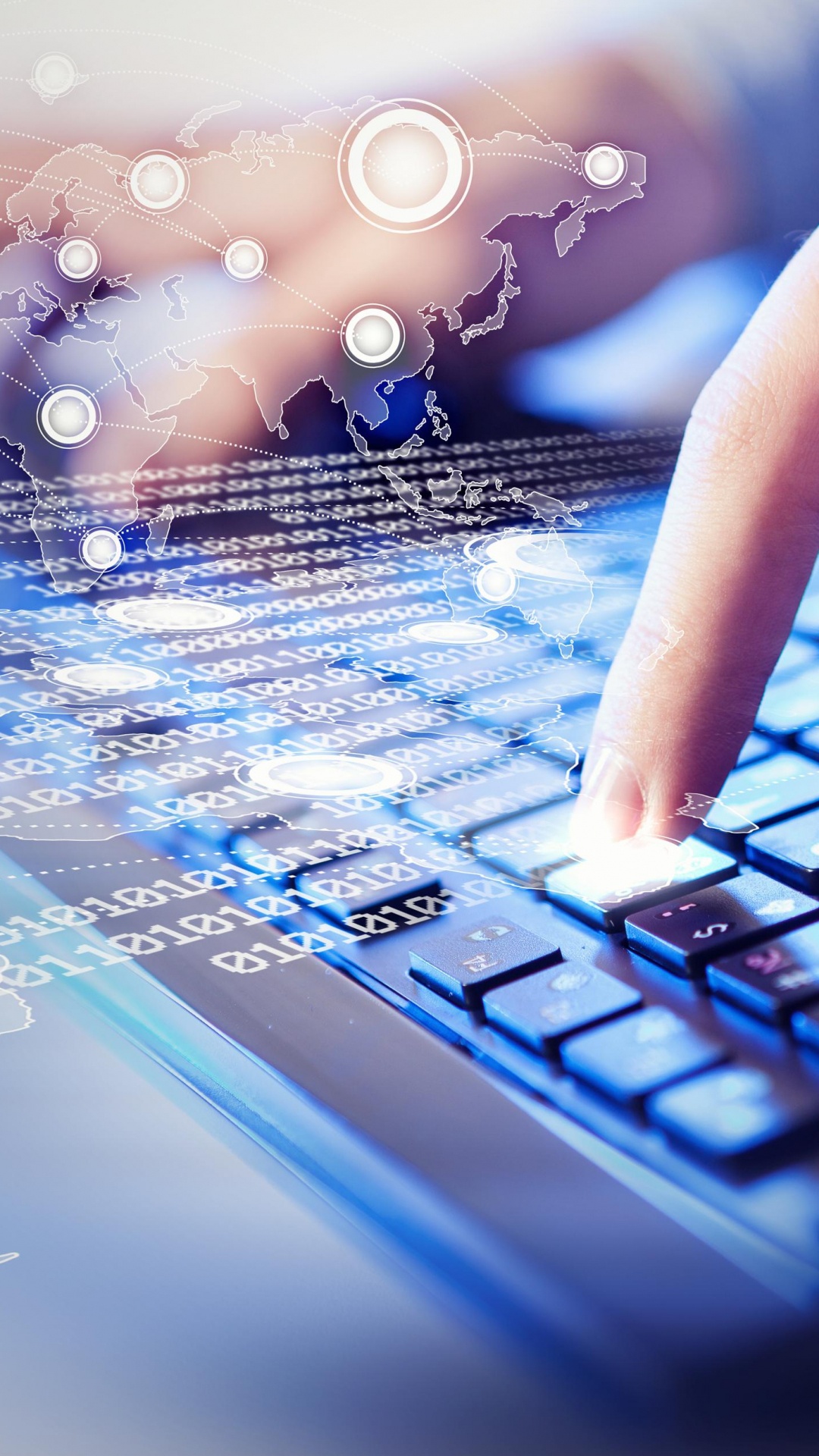 Personne Utilisant un Ordinateur Portable Noir et Blanc. Wallpaper in 1080x1920 Resolution