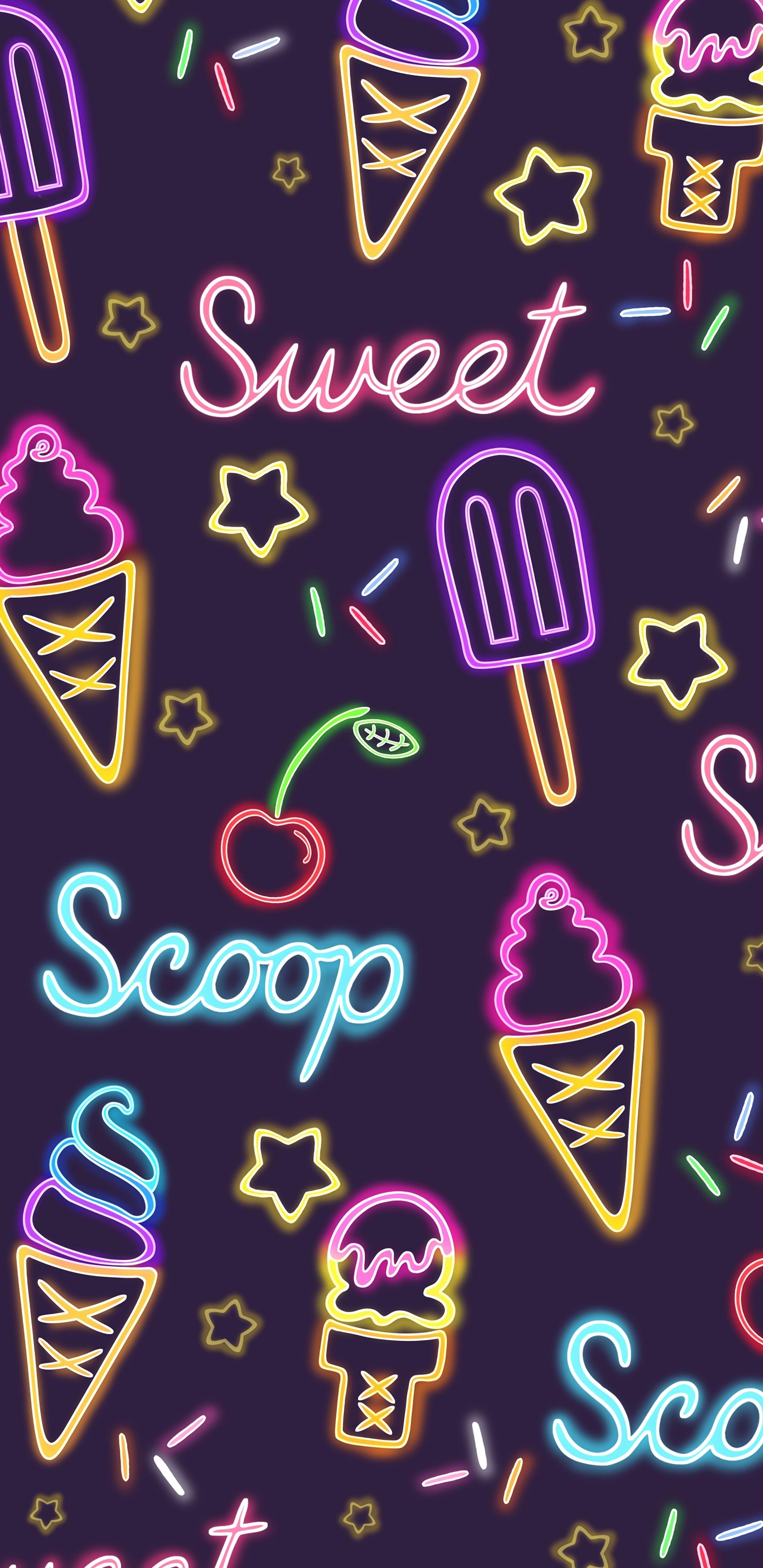 Eis, Ice Cream Cone, Creme, Dessert, Gelato. Wallpaper in 1440x2960 Resolution