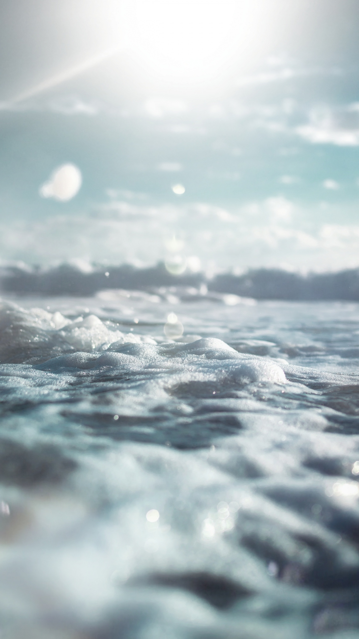 Wasser, Meer, Ozean, Cloud, Welle. Wallpaper in 1440x2560 Resolution