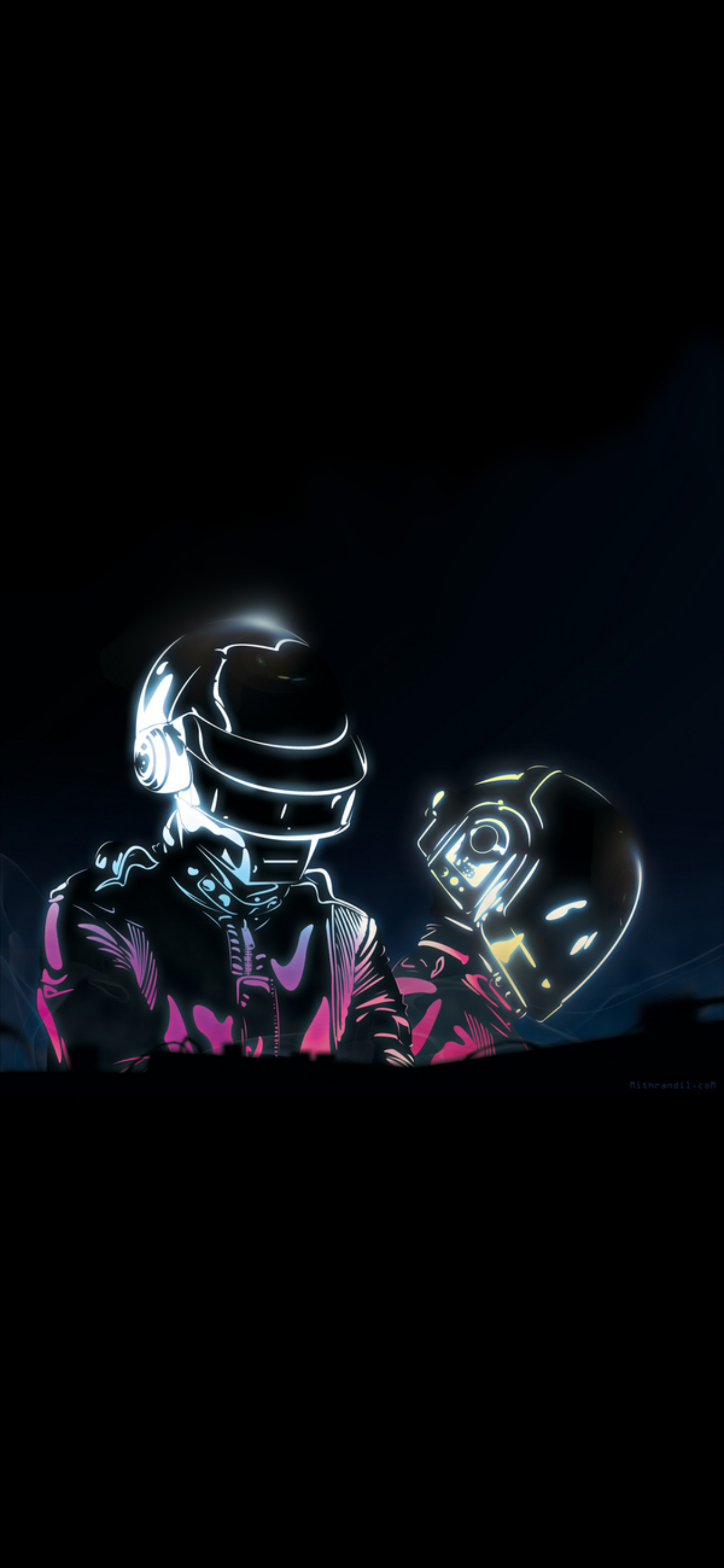 Diseño Daft Punk, Daft Punk, Amor Digital, Iluminación Automotriz, Arte. Wallpaper in 1125x2436 Resolution
