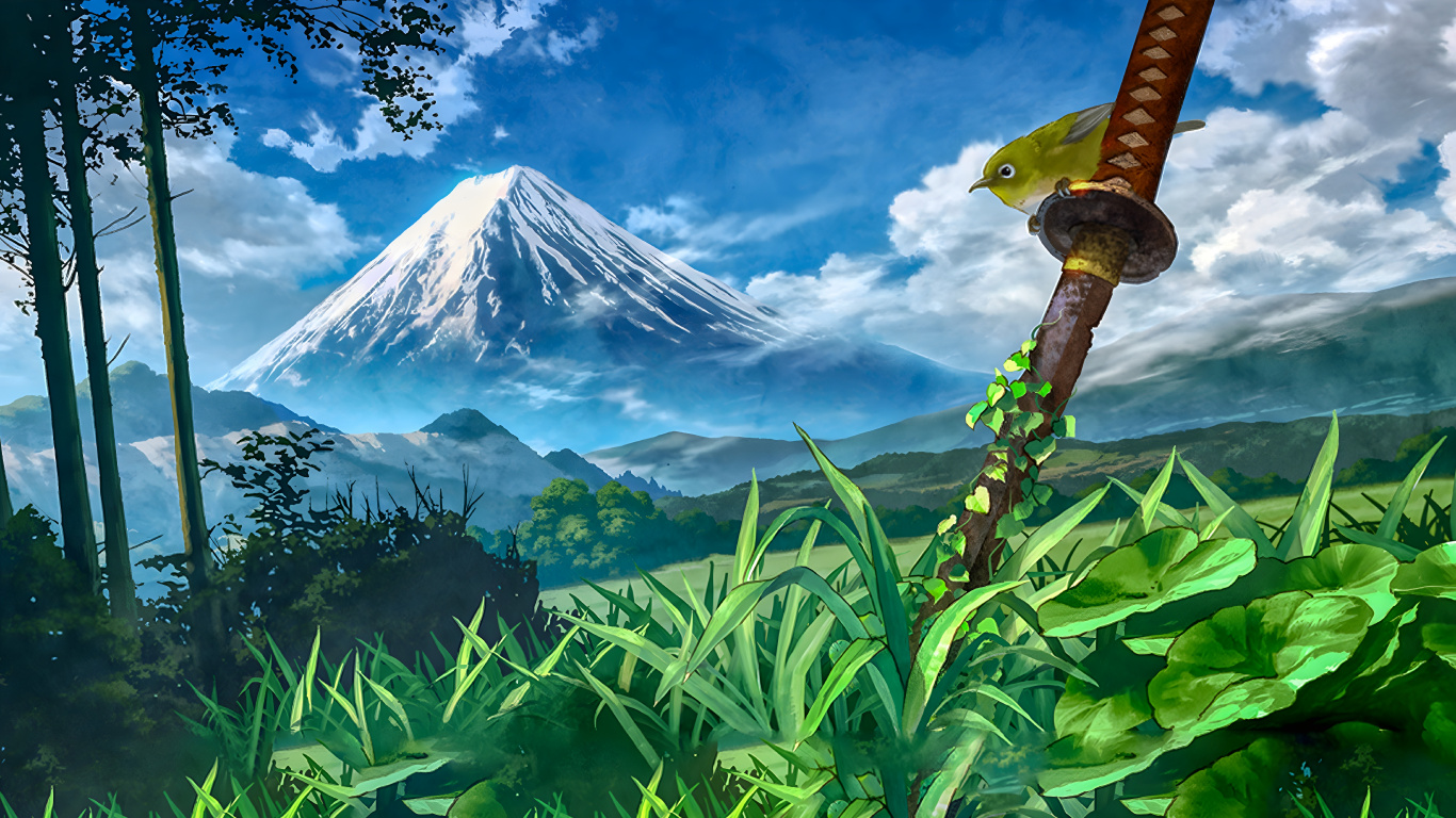 Anime, Anime-Kunst, Malerei, Poster, Kunst. Wallpaper in 1366x768 Resolution