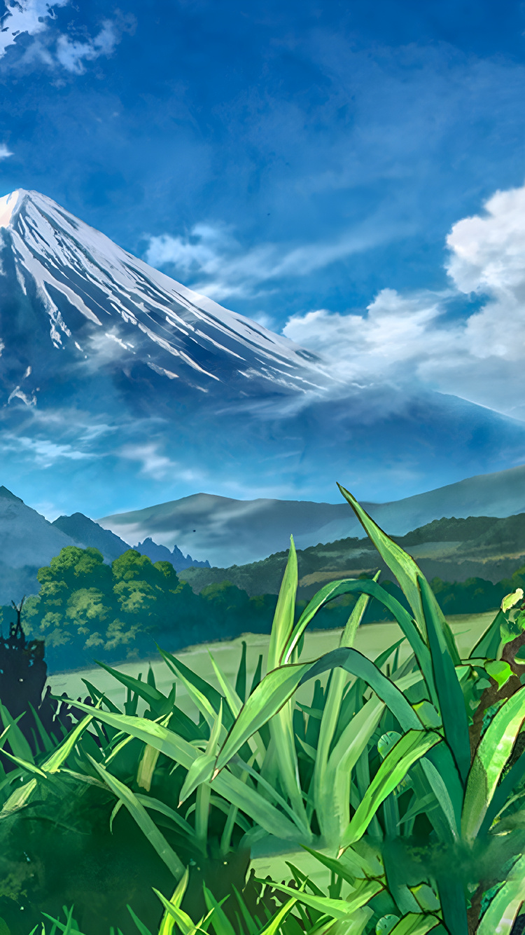 L'anime, Affiche, Art, L'écorégion, Paysage Naturel. Wallpaper in 750x1334 Resolution