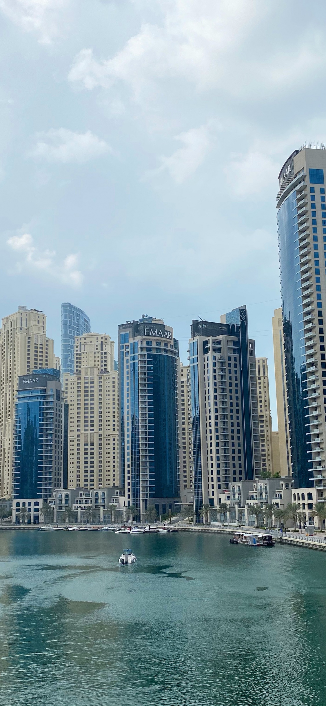 Dubai, Body of Water, Nature, Tower Block, Reflection. Wallpaper in 1125x2436 Resolution