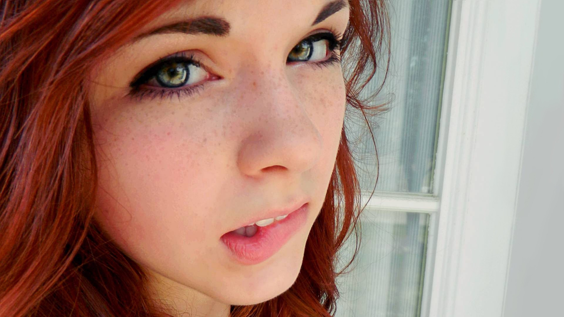 Red Hair, Face, Freckle, Hair, Lip. Wallpaper in 1920x1080 Resolution