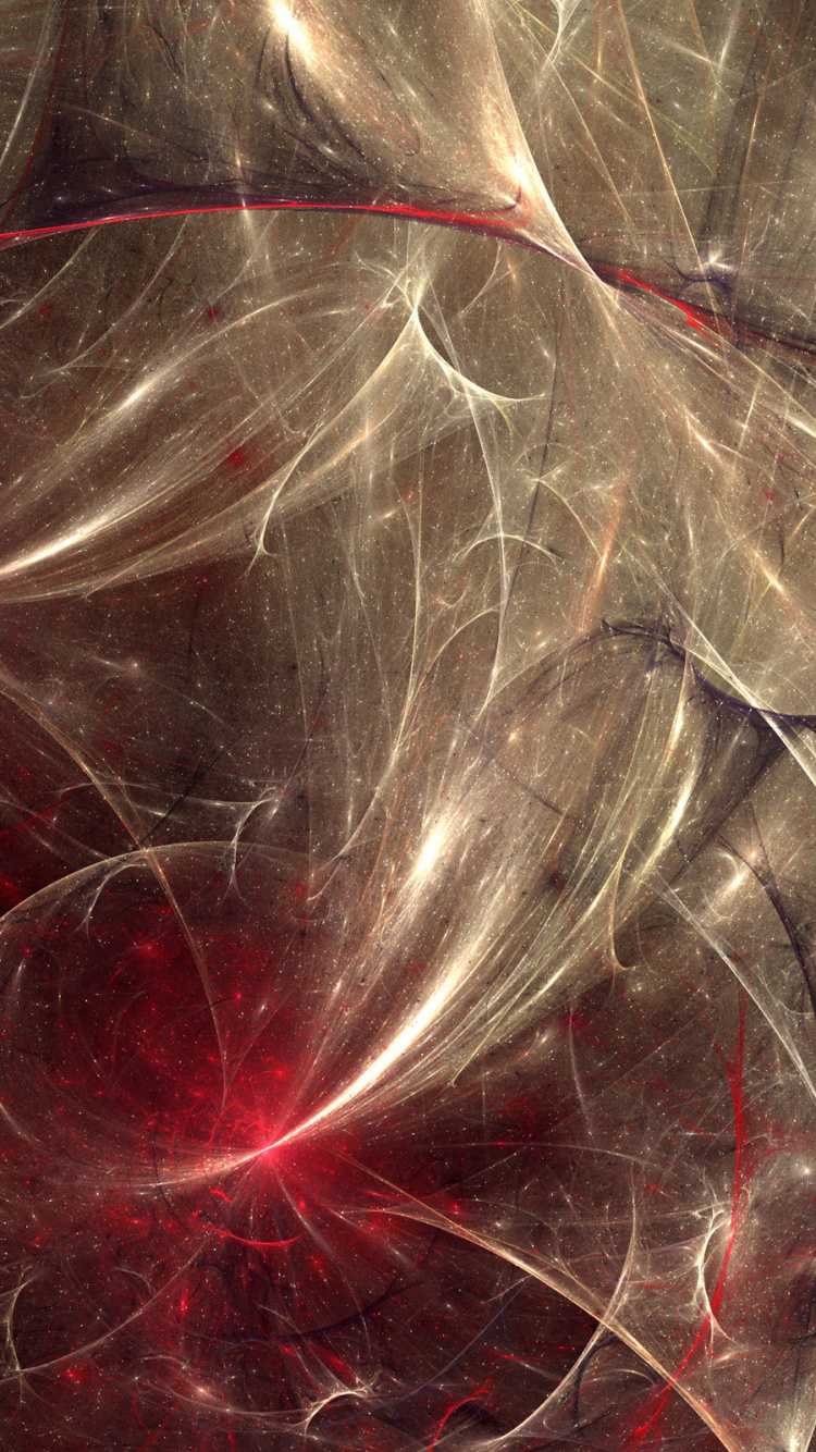 Cheveux Bruns et Roux Sur Textile Rouge. Wallpaper in 750x1334 Resolution