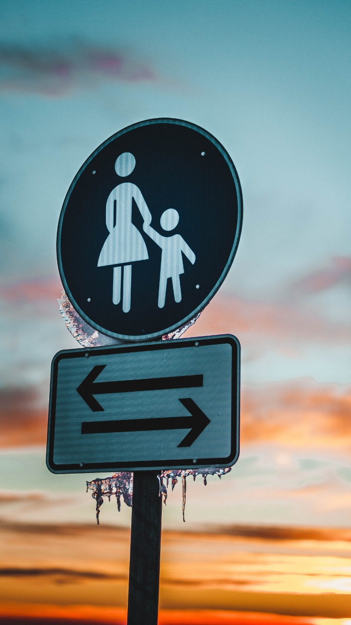 Signe D'interdiction de Fumer en Noir et Blanc. Wallpaper in 720x1280 Resolution