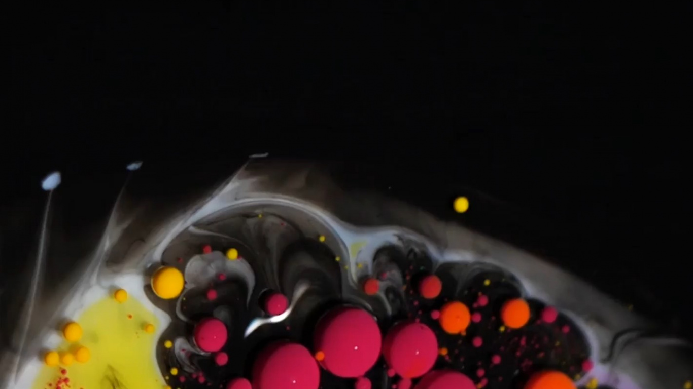 Crown Melbourne, Liquid, Petal, Art, Circle. Wallpaper in 1366x768 Resolution