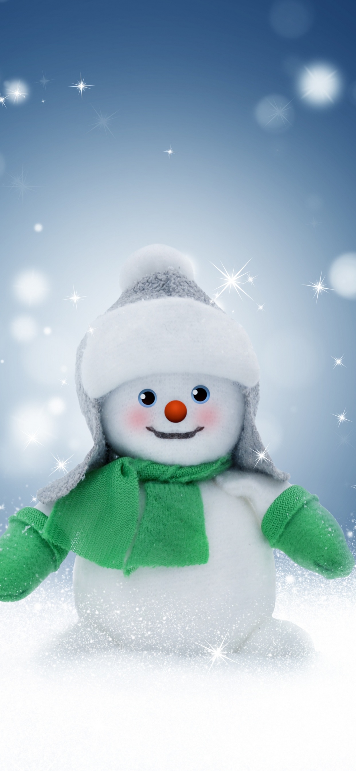 Le Jour De Noël, Neige, Hiver, Bonhomme, Jouant Dans la Neige. Wallpaper in 1242x2688 Resolution