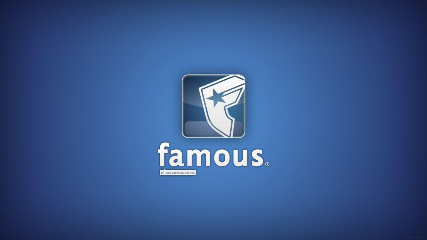 Blau-weißes Lenovo-Logo. Wallpaper in 1366x768 Resolution