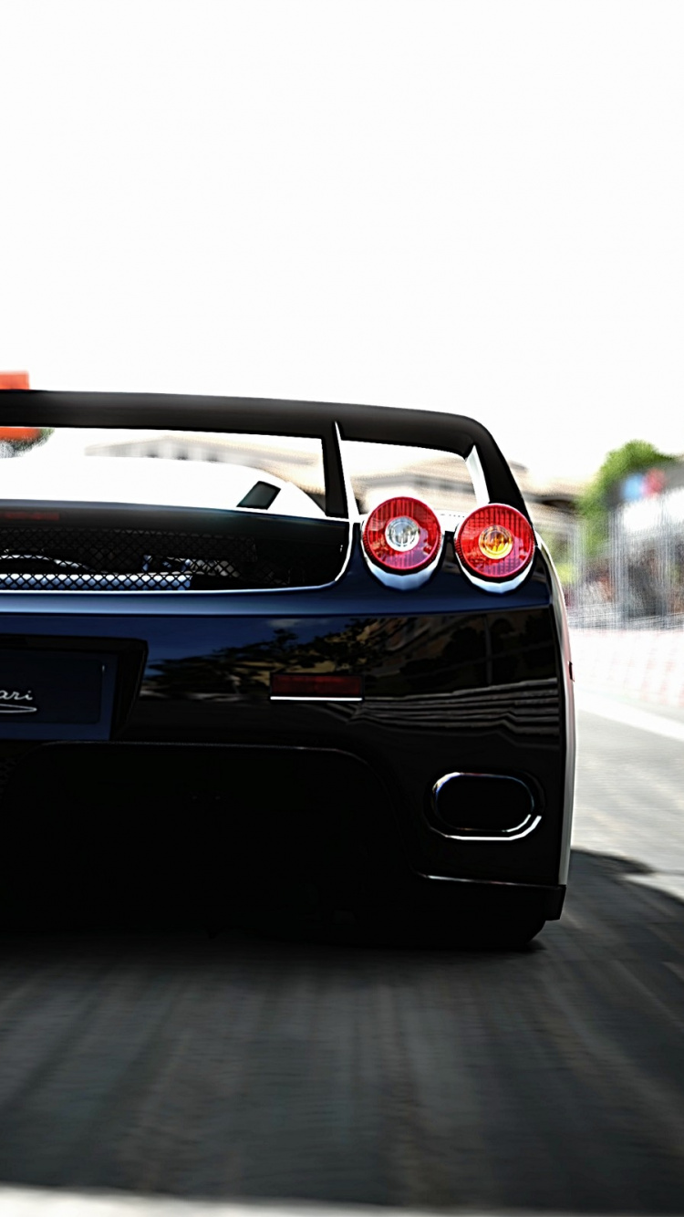 Blauer Porsche 911 Unterwegs. Wallpaper in 750x1334 Resolution