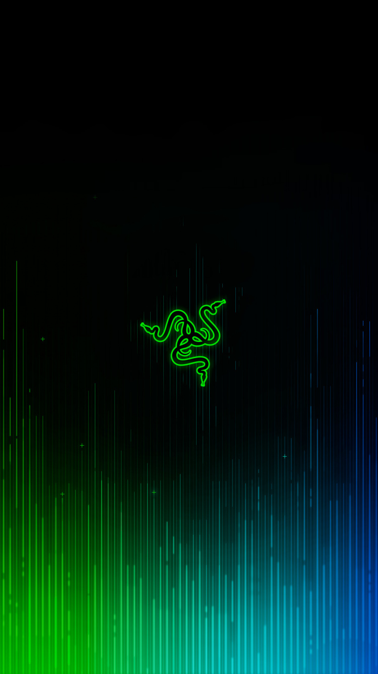 Illustration de Lumière Violette et Verte. Wallpaper in 750x1334 Resolution