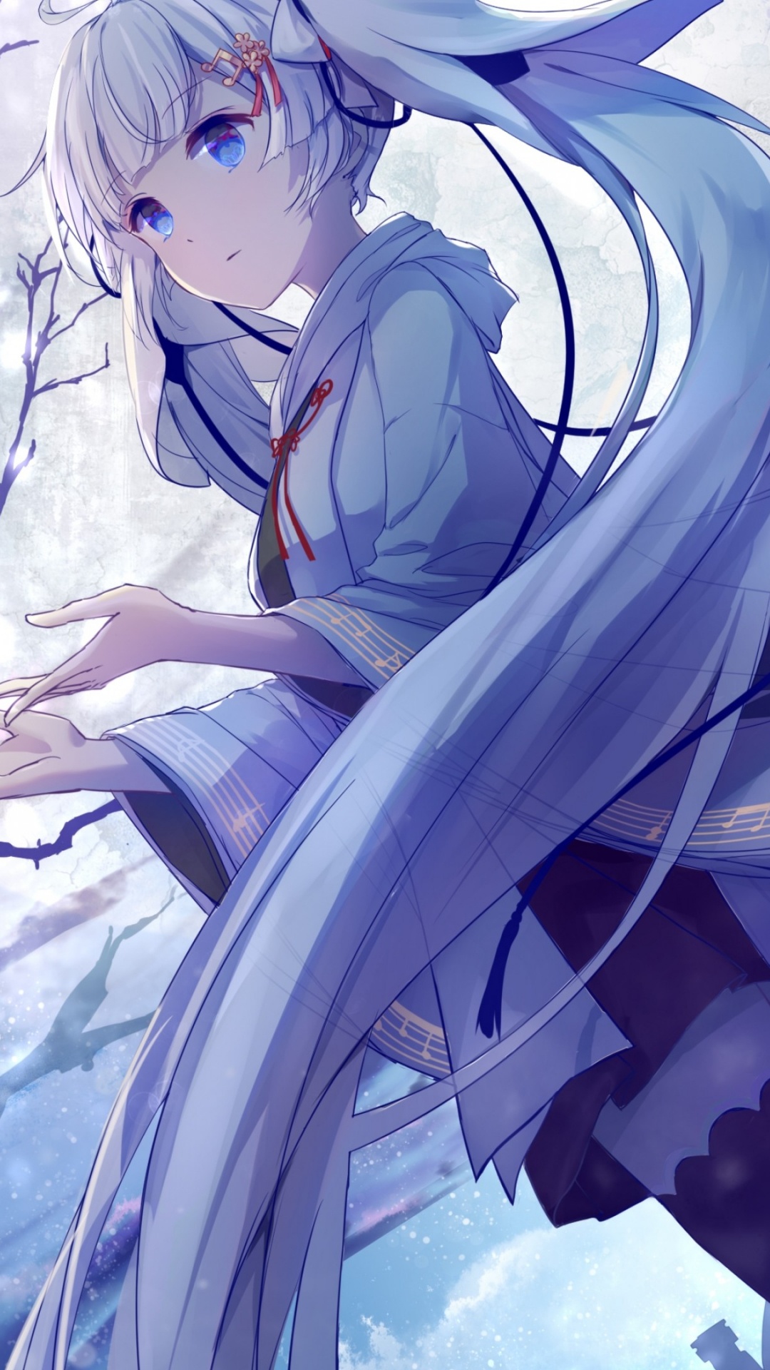 Personnage de Dessin Animé D'oiseau Jaune et Blanc. Wallpaper in 1080x1920 Resolution